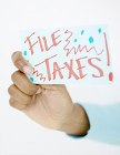 Post image for Time is approaching to file that pesky cultural tax