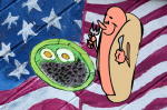 The Hot Dog Kid likes Gallo Pinto, too!